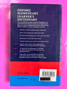Oxford Elementary Learner&#39;s Dictionary