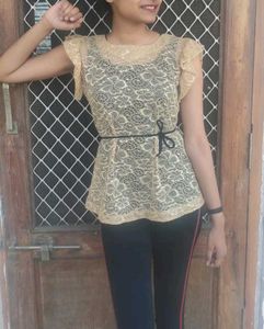 Vintage Ruffled Top