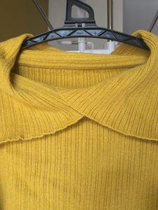 Mustard Knit Sweater