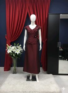 🤎Elegant Maroon Formal Dress