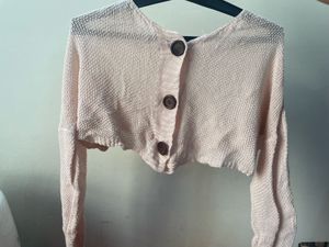 💗made in korea Cropped Knit Cardigan