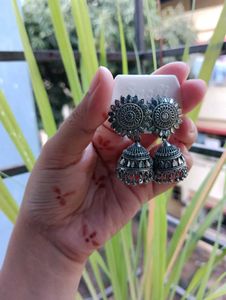 Oxidized jhumka