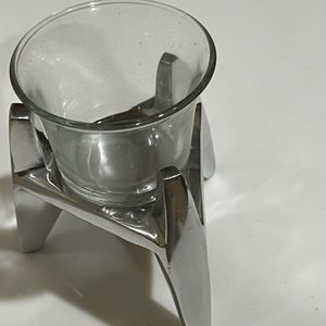 Tea Light With Steel Holder