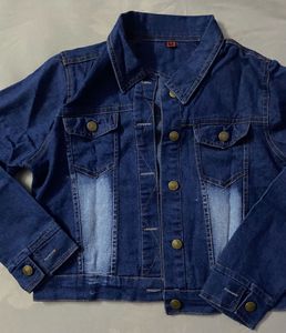 Washed Button Down Denim Jacket
