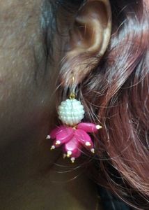 Floral Beaded Earrings