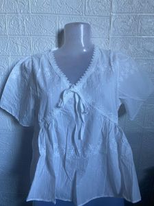 Chic Pink Floral Embroidered Lace Top