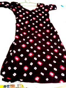 Bandhani Print Kurti set