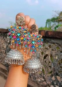 Multi Colour Jhumka