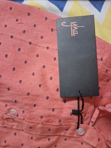 Coral Charm: Printed Casual Shirt for Men
