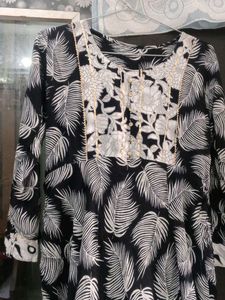 Floral Print Kurta