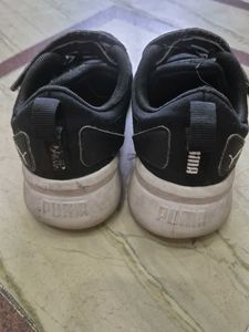 Puma Kids Black Sneakers