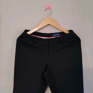 Allen Solly Black Formal Trousers