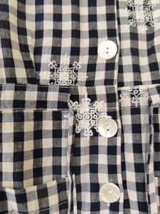 Black And White Checked Dress