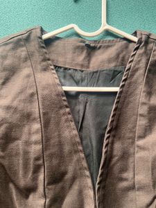 Brown Open Front Blazer