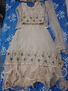 Biscuit colour Elegant  Lehenga Choli Set