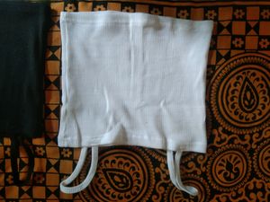 Black And White Camisoles For Inner Wear