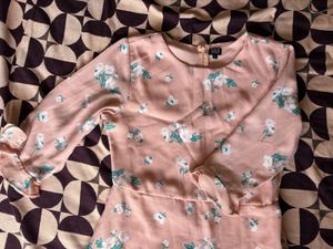 Elle Pink Floral Print Dress