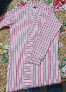 Striped Duster Cardigan