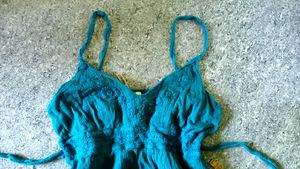 TEAL SPAGHETTI STRAPS DRESS