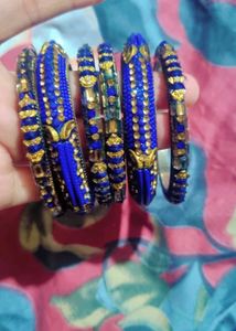 Blue Bangle Set