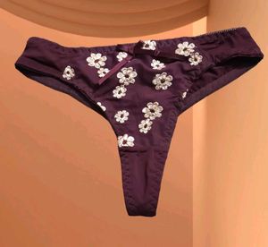 Floral Thong