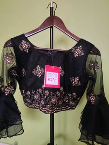 Designer Kundan Work Blouse/New With Tag