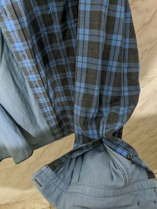 Nautica Checkered Blue Shirt