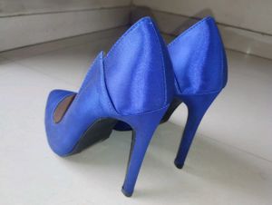 Lost Ink Sexy Blue High Heels