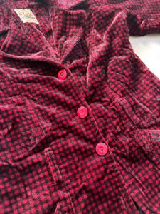 Overcoat Blazer Red