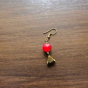 Red Beaded Necklace Set