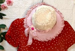 🎁Buy 2 Get 1 Free 🎁Cute Pink Sun Hat Small Size