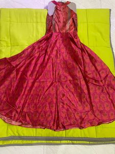 Aarke Ritu kumar Red Floral PrintLong Dress