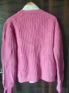 light pink sweater