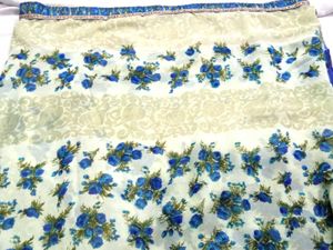 Floral Print Saree with Blouse ❤✨