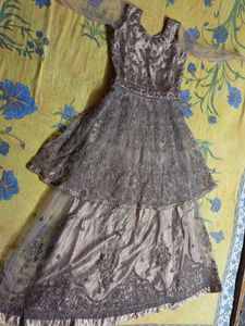Peplum top and Skirt With Dupatta