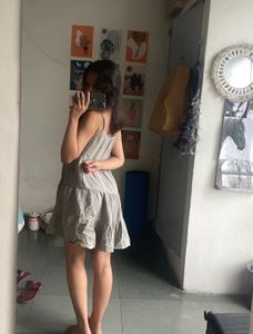 Gray Tiered Sundress