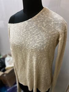 Stylish One-Shoulder Knit Top