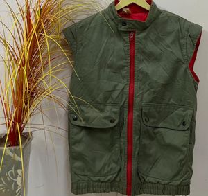 Vintage Olive Green Vest