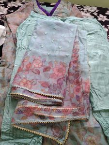 Floral Print Kurta Set