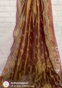 Zari Hand Wark Saree
