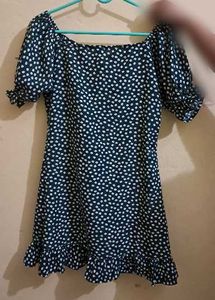 Cute Polka Dot Mini Dress