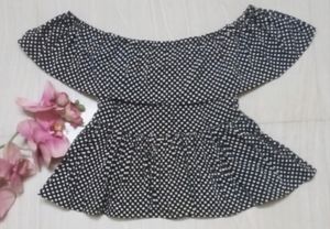 Wow Polka Dot Crop