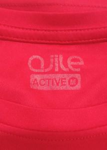 Qjile Red & Black Athletic T-Shirt