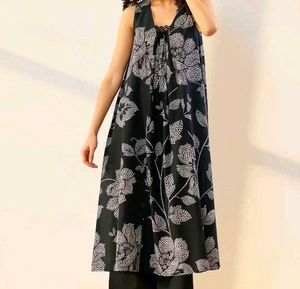 Floral Print Kurta with Pants