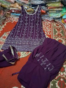 Beautiful New Heavy Party Wear Afghani Dress