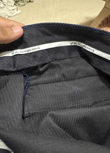 Blackberrys Navy Blue Formal Trousers