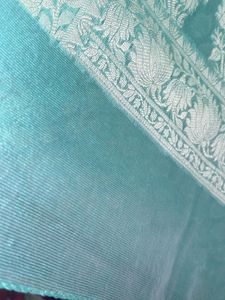 woven design Green Saree