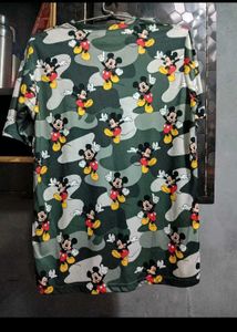 Mickey Mouse Print Tee