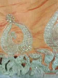 Elegant Embroidered Saree