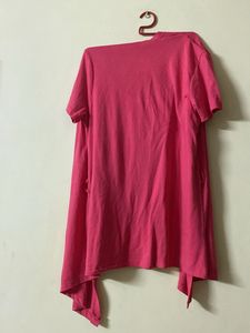 Reddish Top With  Line Detachment